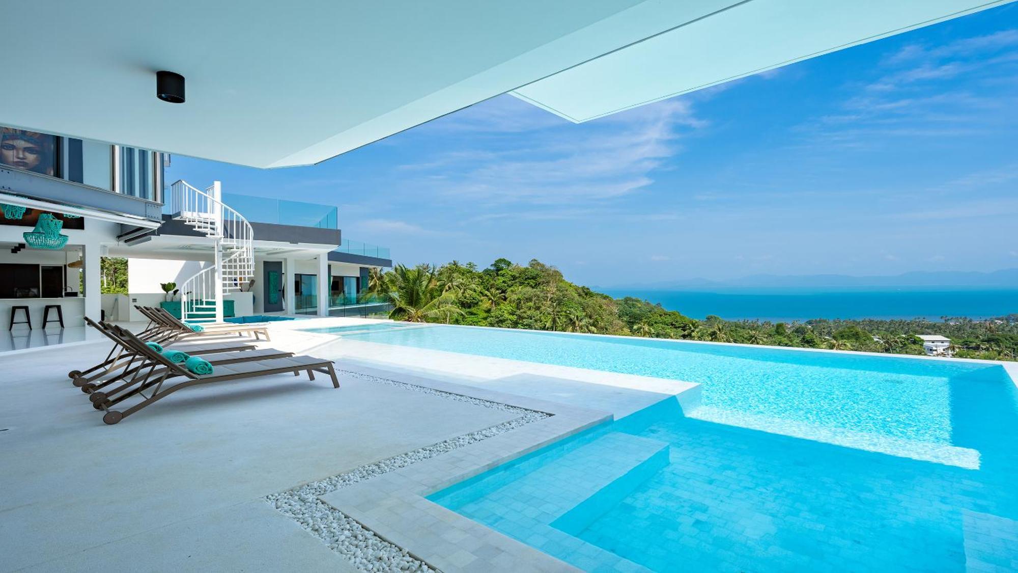Villa Murano - Luxury With Panoramic Sea Views Амфо Ко-Самуй Экстерьер фото